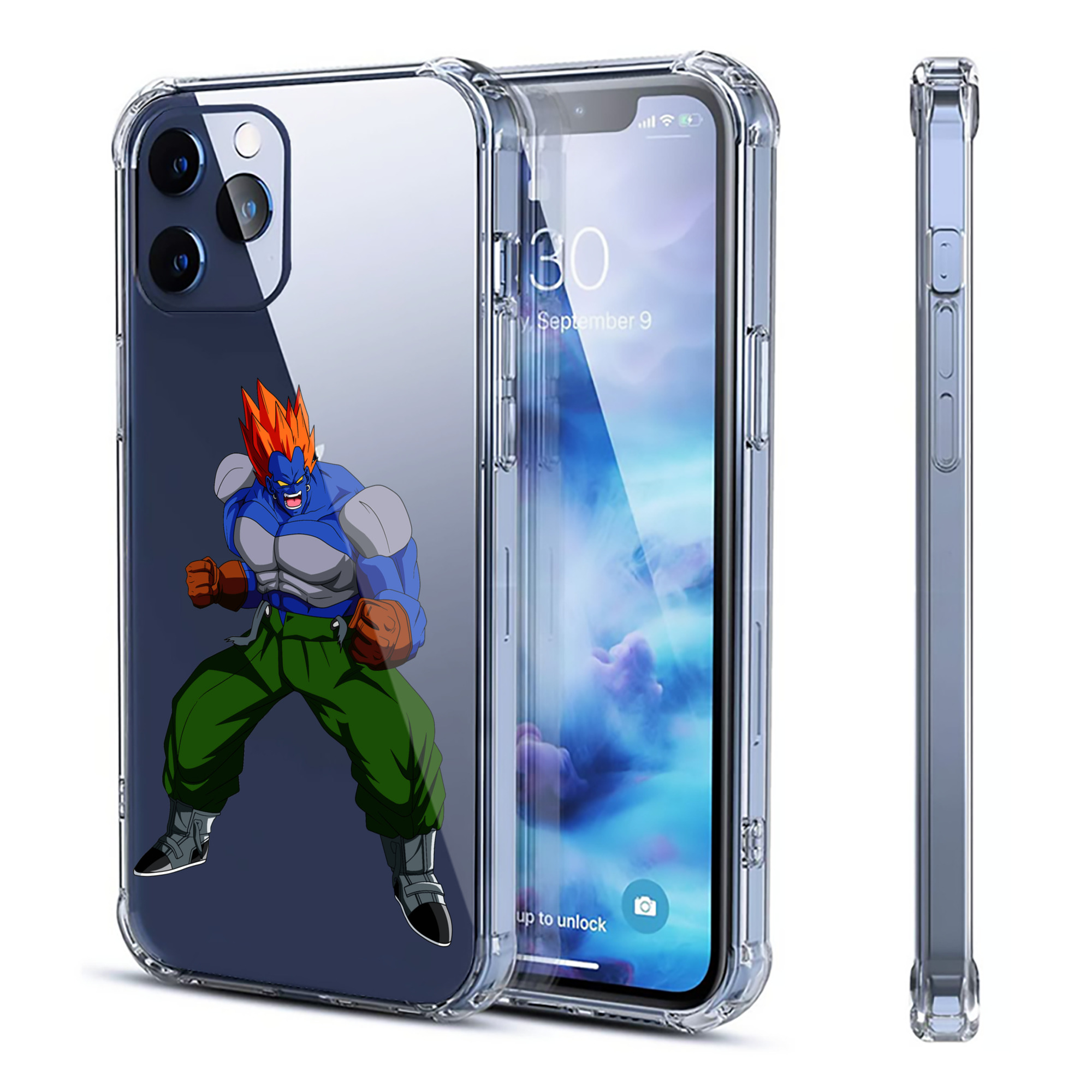 （画像用） ドラゴンボール DRAGON BALL 【iPhone 12シリーズ対応】透明スマホケース（クリアソフトケース）